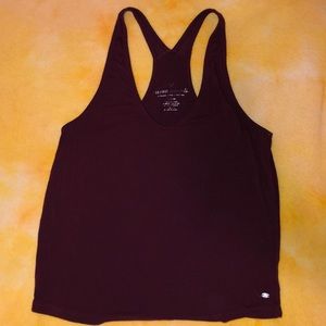 American Eagle Burgundy Tank Top